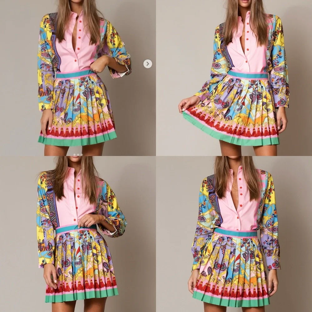 Vibrant Multicolor Women's Dress - Picture 15 of 16